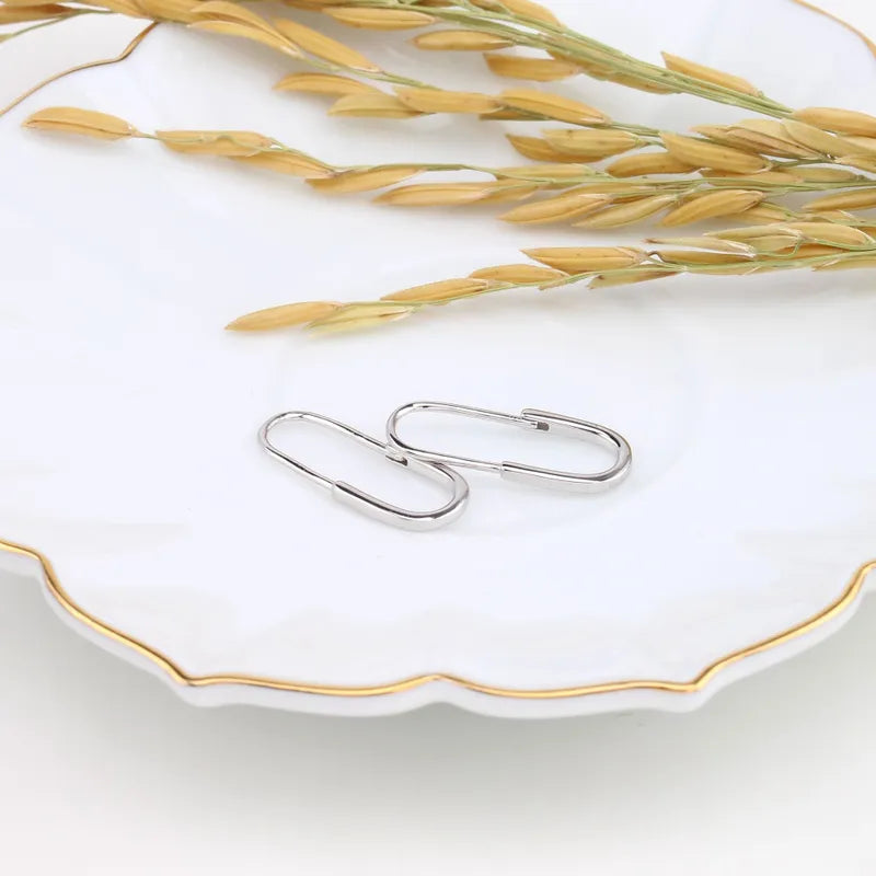 Paper Clip Earrings