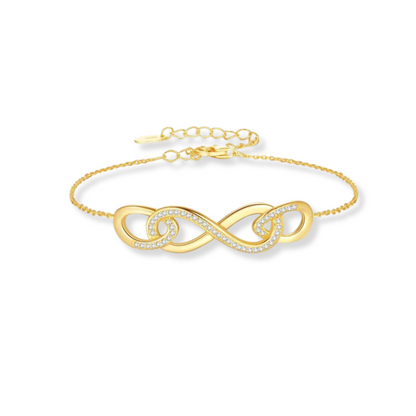 Elegant Gold Infinity Bracelet