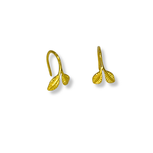 Dainty Leaf Earrings