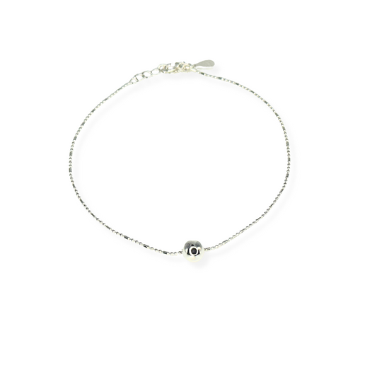 Sterling Silver Ball Anklet