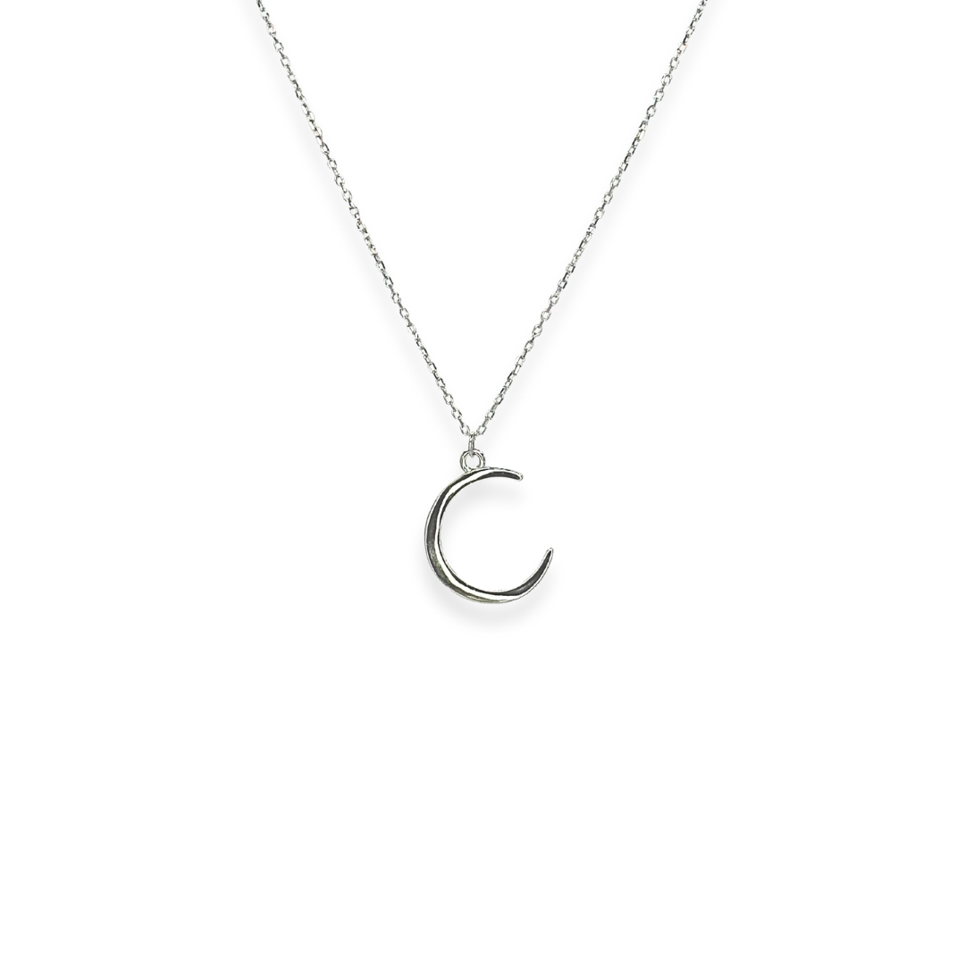 Crescent Moon Pendant Necklace