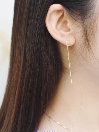 Loop Threader Earrings